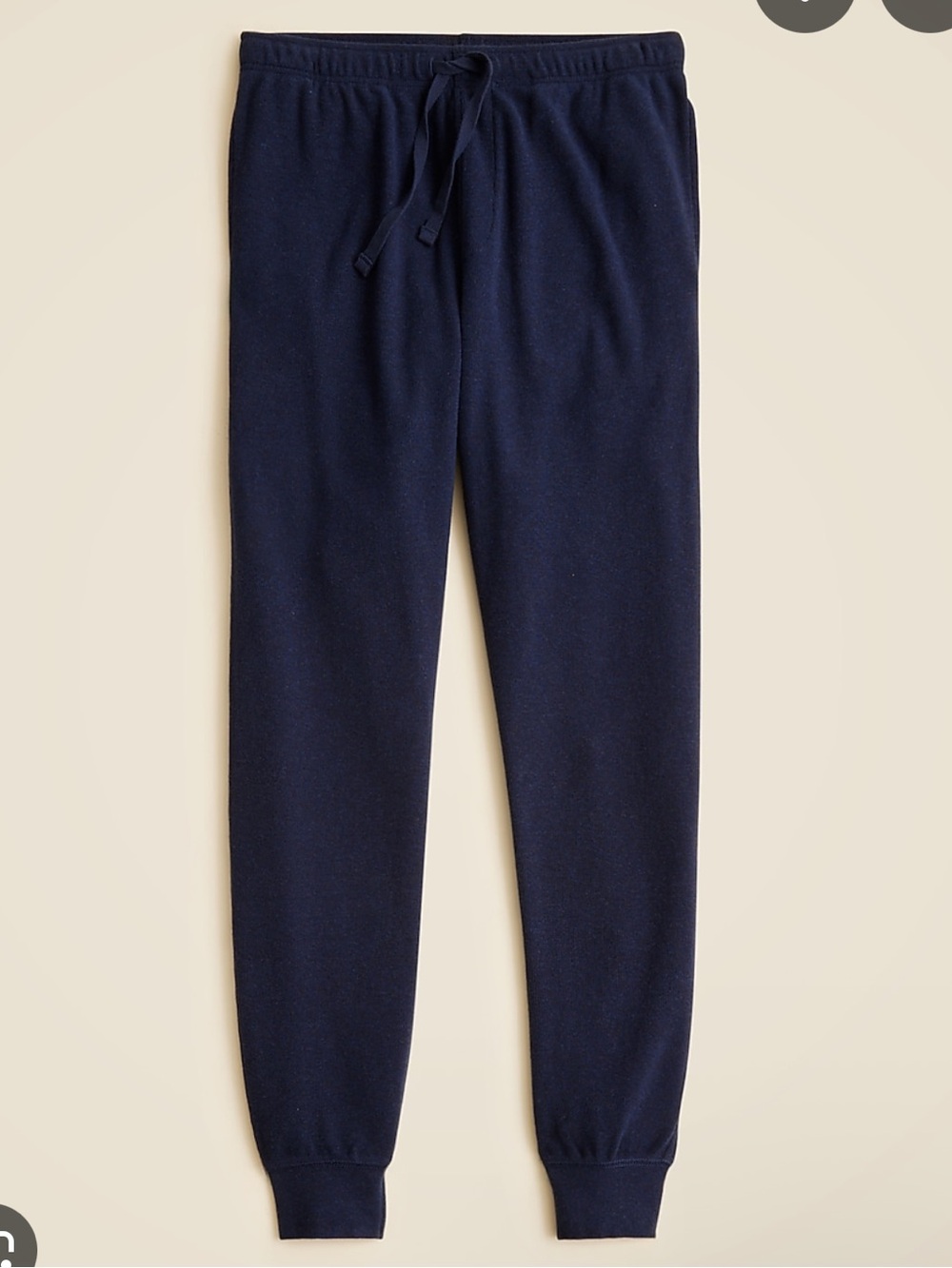 J. Crew Jacquard rib-knit jogger pant - Navy - Picture 2 of 6